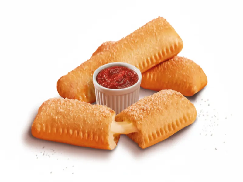 Stuffed Crazy Bread filled with melted cheese and baked to golden perfection